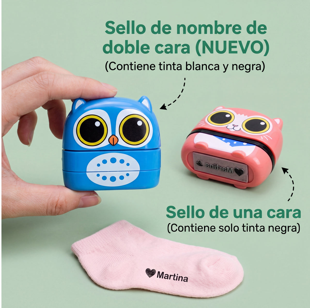 Stampeezy- Sello de Nombre Personalizado